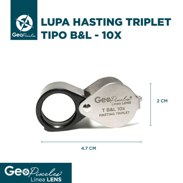 Lupa Hasting 10x ,Tipo B&L - Geopixeles - Imagen 5