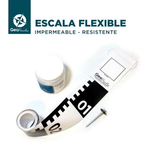 Escala Flexible (perfil de suelo) bicolor - Impermeable Geopixeles