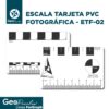 Escala tarjeta fotográfica - Geopixeles ETF-02